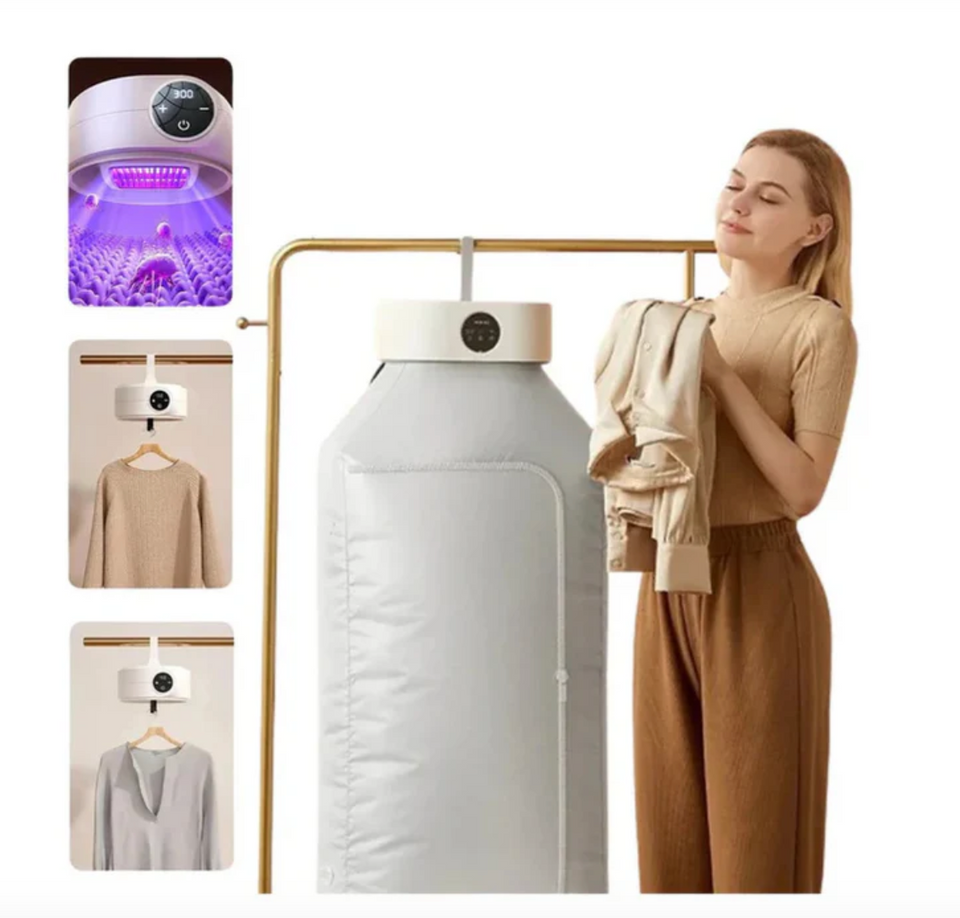 "Secadora de Ropa Eléctrica Portátil – Elimina Humedad y Seca tu Ropa en Minutos"