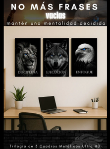 CUADRO METALICO FULL HD  TRILOGIA DEL EXITO!